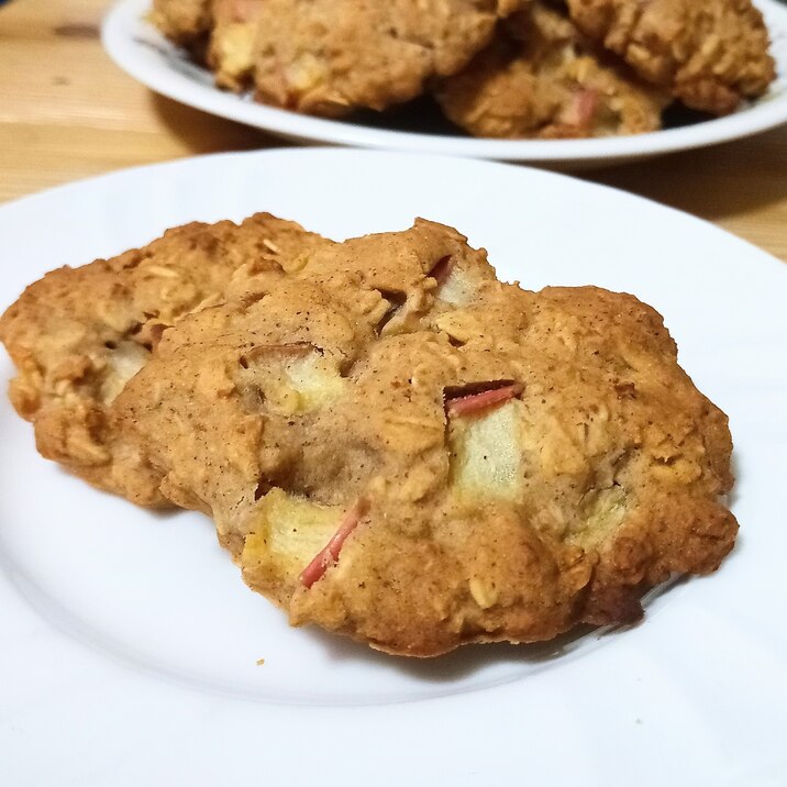 小麦不使用✨オーツとりんごの蜂蜜クッキー